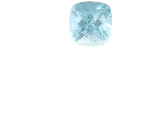 0.53 carat BLUE Cushion Aquamarine (1)