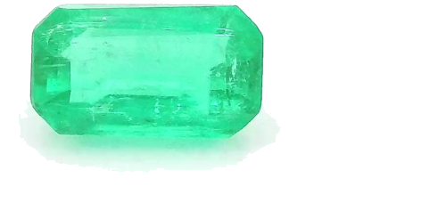 0.35 carat GREEN STEP cut Octagonal Smaragdas (1)