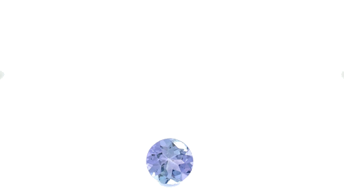 0.37 carat BLUE Round Tanzanite (1)