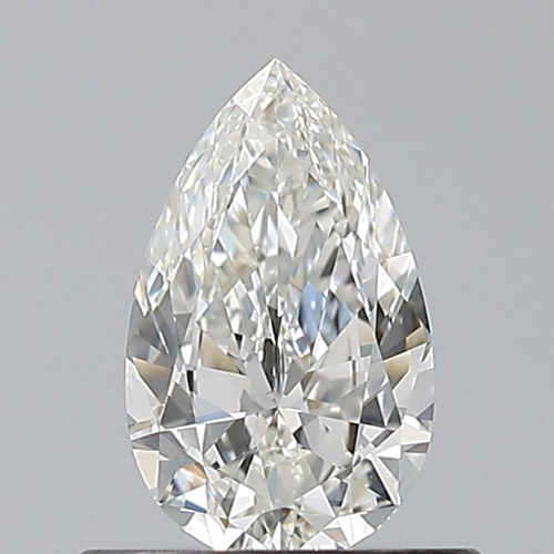 0.53 carat H-VVS2 Natūralus Pear Deimantas (1)