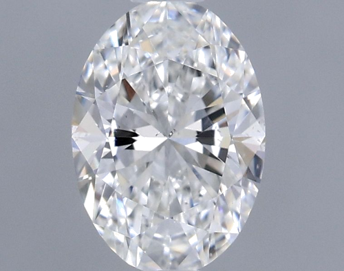 0.51 carat F-SI1 Natūralus Oval Deimantas (1)
