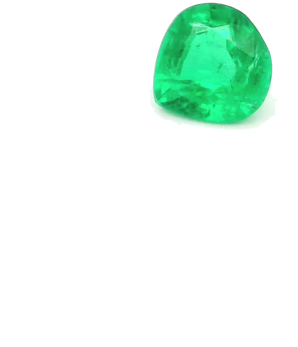 0.46 carat GREEN Pear Smaragdas (1)