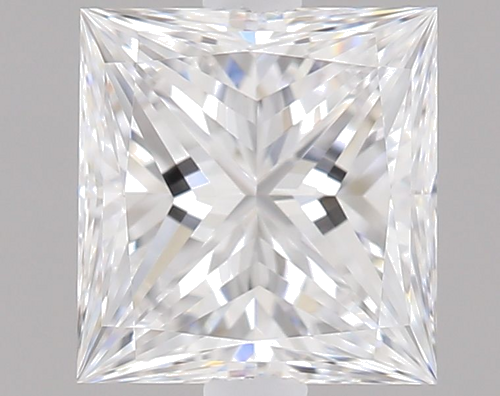 0.7 carat D-VVS1 Natūralus Princess Deimantas (1)