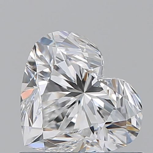 0.91 carat E-VVS2 Natūralus Heart Deimantas (1)