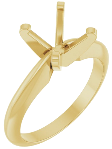 Sužadėtuvių Žiedas „Solitaire“ 14k yellow gold Round 8mm (1)