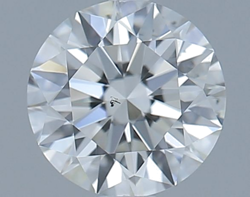 0.51 carat I-SI1 Excellent cut Natūralus Round Deimantas (1)