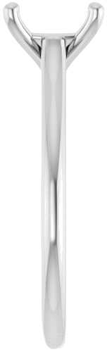 Sužadėtuvių Žiedas „Solitaire“ 585 Baltojo Aukso Oval 9mm x 7mm (4)