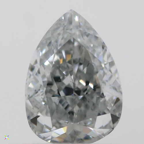 0.41 carat Fancy Light Grayish Green-VS2 Natūralus Pear Deimantas (1)