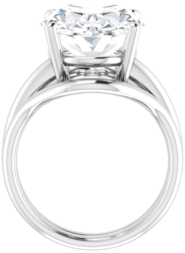 Sužadėtuvių Žiedas „Solitaire“ 925 Sidabro Oval 16mm x 12mm (7)