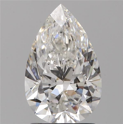 1.51 carat F-SI1 Natūralus Pear Deimantas (1)