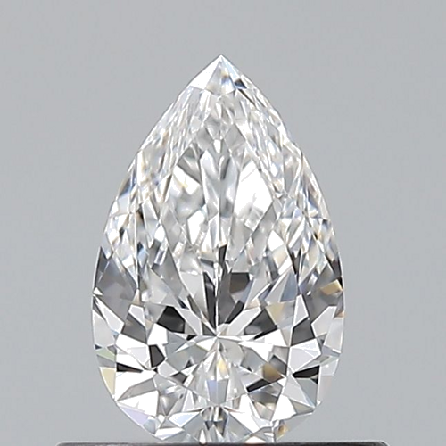 0.5 carat E-VVS1 Natūralus Pear Deimantas (1)