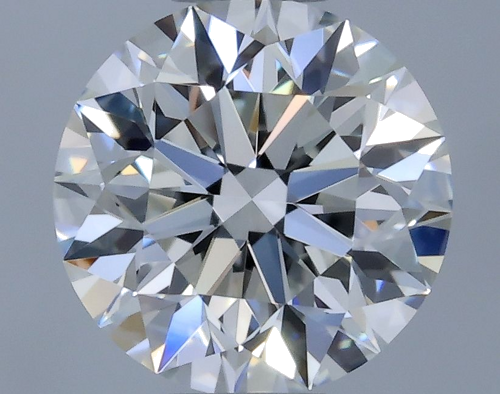 0.51 carat F-VVS1 Excellent cut Natūralus Round Deimantas (1)