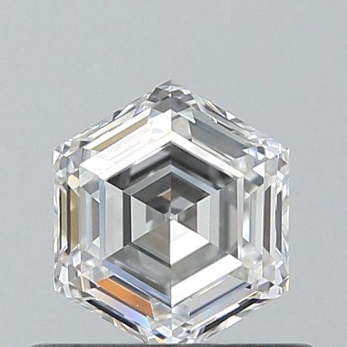 0.5 carat E-VVS2 Natūralus Hexagonal Deimantas (1)