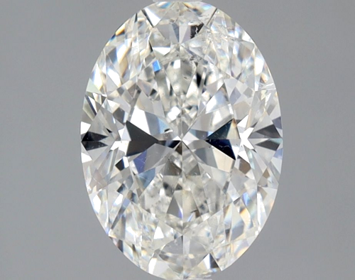 1.7 carat G-SI2 Natūralus Oval Deimantas (1)