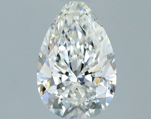 0.51 carat G-VVS1 Natūralus Pear Deimantas (1)