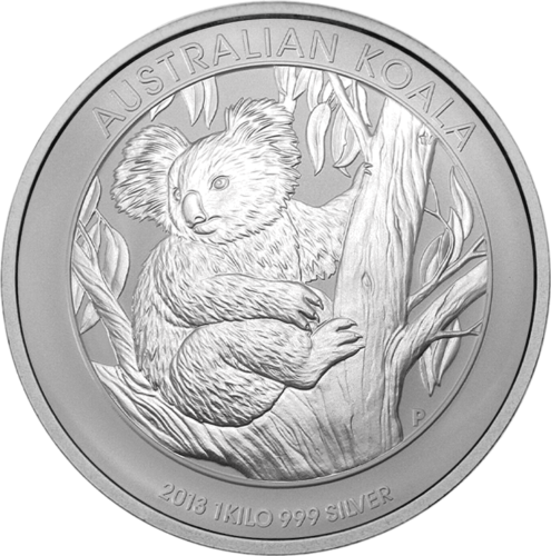 1 кг. Сребърна монета Коала  2013 г., Австралия (1)