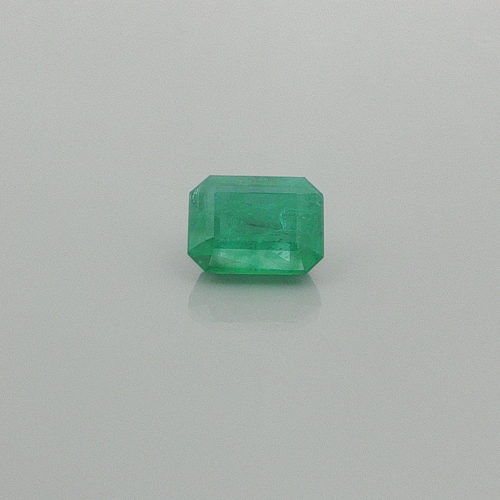 3.86 carat GREEN STEP cut Octagonal Smaragdas (1)