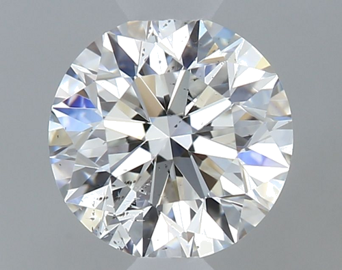 0.5 carat F-SI2 Excellent cut Natūralus Round Deimantas (1)