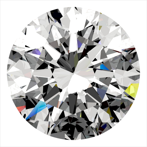 0.3 carat F-VS2 Excellent cut Natūralus Round Deimantas (1)