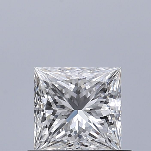 0.55 carat F-VVS2 Natūralus Princess Deimantas (1)