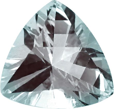 3.66 ct Aquamarine Trilliant (1)