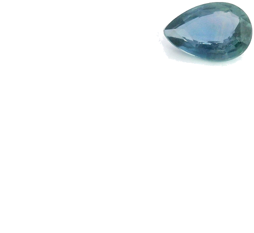 0.33 carat BLUE Pear Safyras (1)