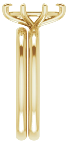 Sužadėtuvių Žiedas „Solitaire“ 585 Geltonojo Aukso Marquise 10mm x 5mm (9)