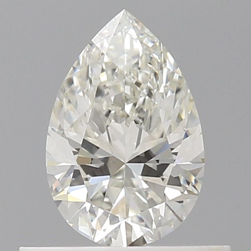 0.51 carat I-VVS1 Natūralus Pear Deimantas (1)