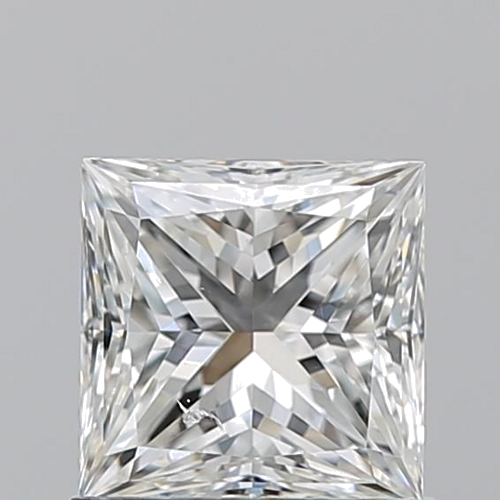 1.01 carat H-SI1 Natūralus Princess Deimantas (1)