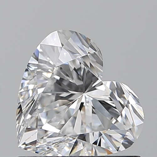 0.9 carat D-VS2 Natūralus Heart Deimantas (1)