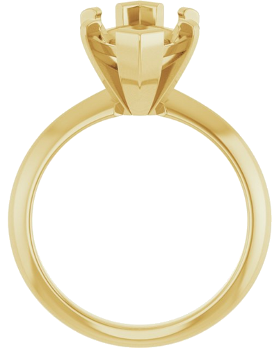 Sužadėtuvių Žiedas „Knife-Edge“ 14k yellow gold Marquise 16mm x 8mm (2)