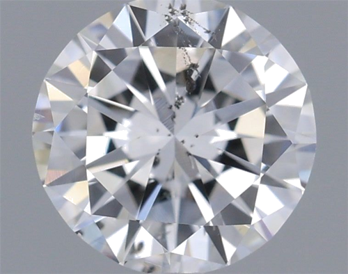 0.61 carat E-SI2 GD cut Natūralus Round Deimantas (1)