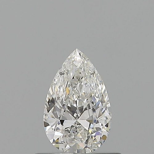 0.53 carat F-SI2 Natūralus Pear Deimantas (1)