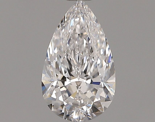 0.5 carat E-VS2 Natūralus Pear Deimantas (1)