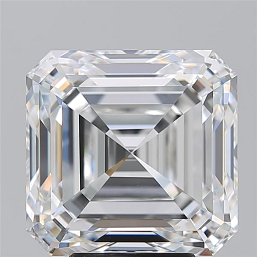 6.01 carat E-VS1 Natūralus Asscher Deimantas (1)
