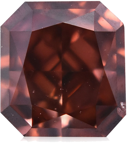 0.36 carat Fancy Deep Brownish Orangey Pink-SI1 Natūralus Radiant Deimantas (1)