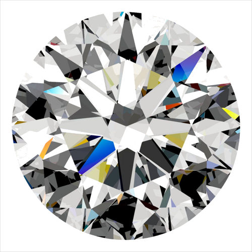 0.3 carat F-VS1 Excellent cut Natūralus Round Deimantas (1)
