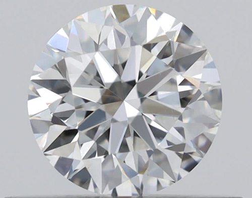 0.41 carat F-VVS2 Excellent cut Natūralus Round Deimantas (1)