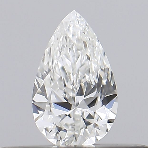 0.2 carat G-VVS2 Natūralus Pear Deimantas (1)