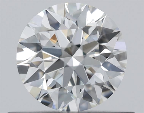 0.5 carat H-VVS2 Excellent cut Natūralus Round Deimantas (1)