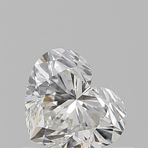 0.51 carat H-VVS2 Natūralus Heart Deimantas (1)