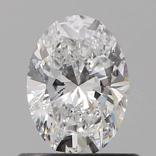 0.55 carat D-SI2 Natūralus Oval Deimantas (1)