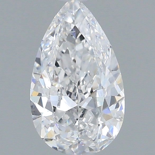 0.5 carat D-SI2 Natūralus Pear Deimantas (1)