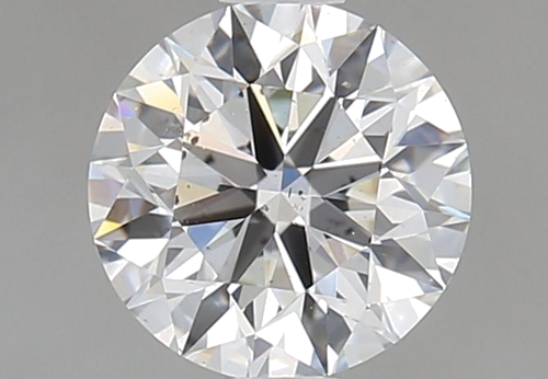 0.62 carat F-SI1 Excellent cut Natūralus Round Deimantas (1)