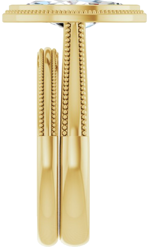 Sužadėtuvių Žiedas „Bezel-Set Solitaire“ 14k yellow gold Marquise 12mm x 6mm (9)