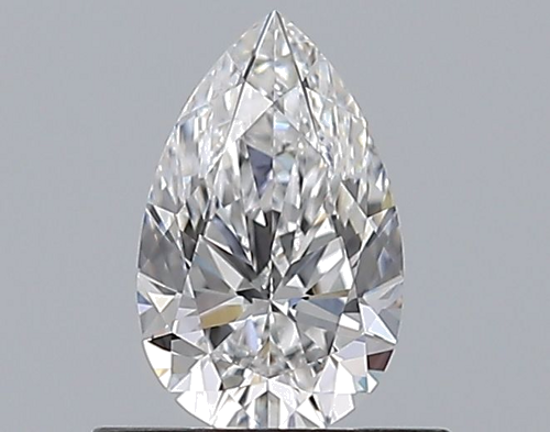 0.52 carat D-VVS2 Natūralus Pear Deimantas (1)