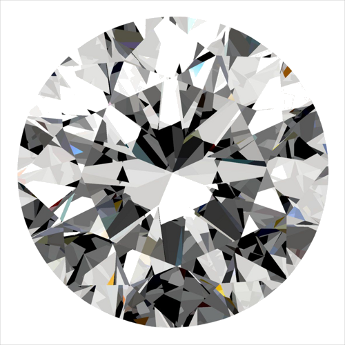 0.3 carat F-VS2 Very Good cut Natūralus Round Deimantas (1)