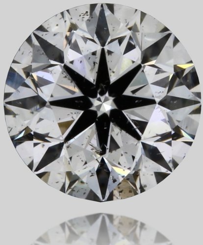 0.37 carat K-SI2 Very Good cut Natūralus Round Deimantas (1)
