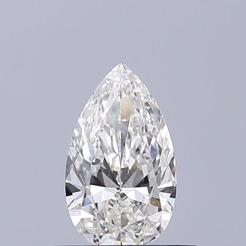 0.44 carat G-IF Natūralus Pear Deimantas (1)