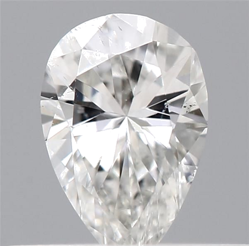 0.23 carat F-SI1 Natūralus Pear Deimantas (1)